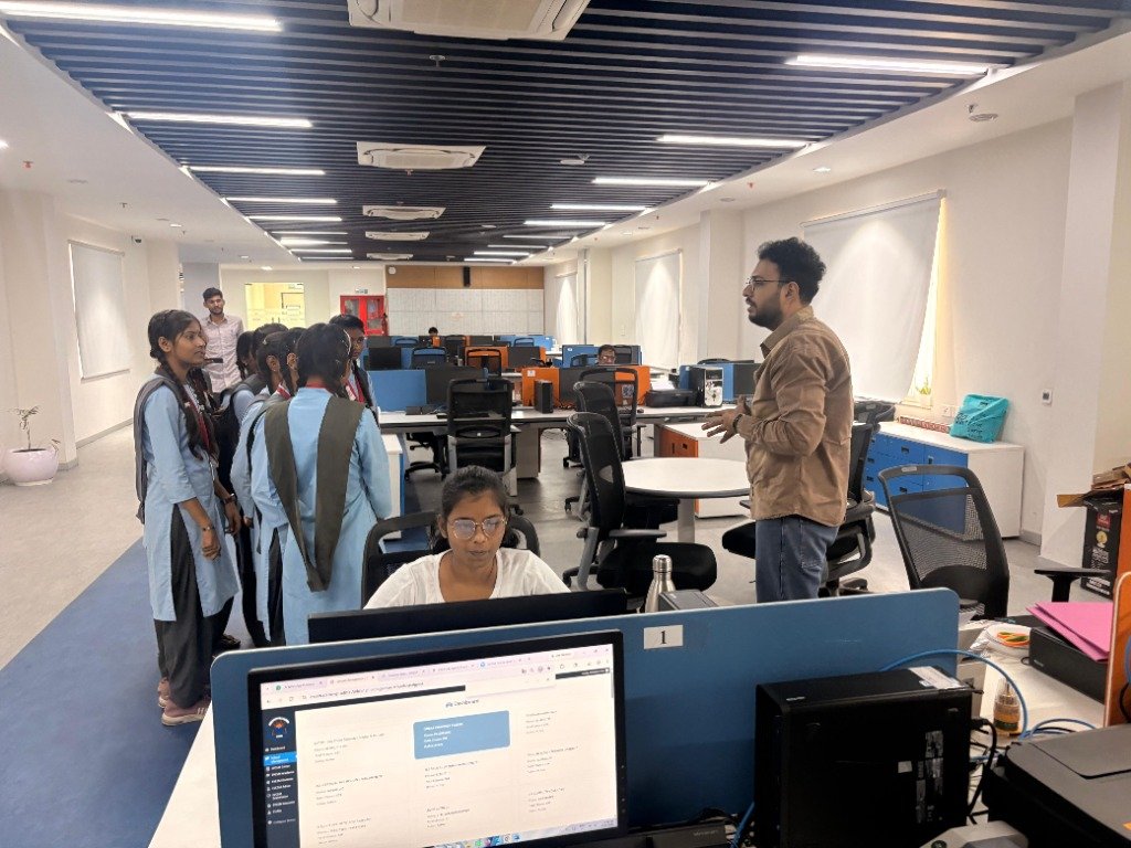 Modern Computer Lab Floor